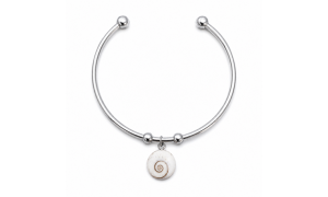 Bracelet jonc acier œil de...