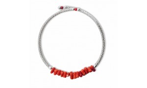 Bracelet corail de Méditerranée ajustable