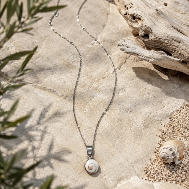 Collier œil Sainte-Lucie acier BTLEGEND001ACMEDI