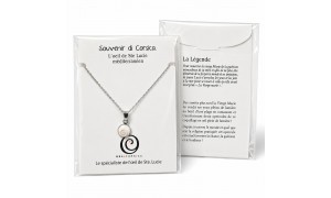 Collier œil Sainte-Lucie acier BTLEGEND001ACMEDI
