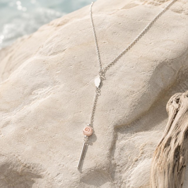 Collier Œil de Sainte-Lucie acier COLLIER021ACMEDI