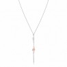 Collier Œil de Sainte-Lucie acier COLLIER021ACMEDI
