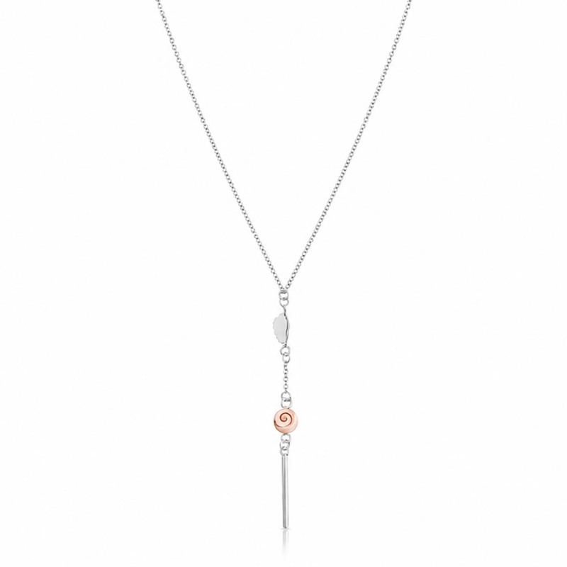 Collier Œil de Sainte-Lucie acier COLLIER021ACMEDI