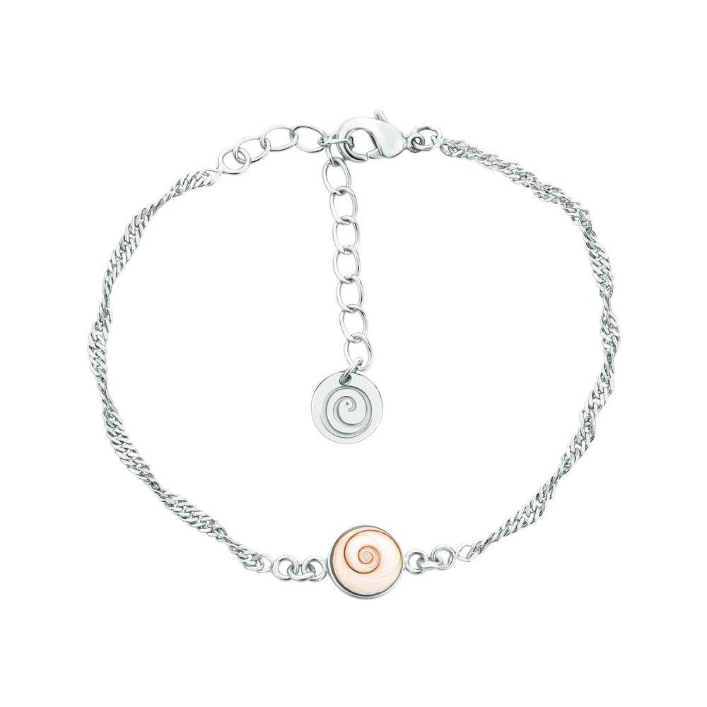 Bracelet œil de Sainte-Lucie acier SBC016ACMEDI