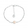 Bracelet œil de Sainte-Lucie acier SBC016ACMEDI