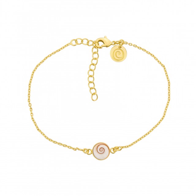 Bracelet acier doré Œil...