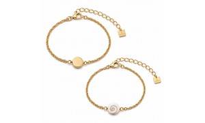 Bracelet acier doré Œil Ste-Lucie POSBC016ACMEDI