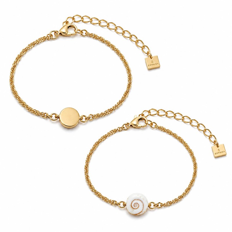 Bracelet acier doré Œil Ste-Lucie POSBC016ACMEDI