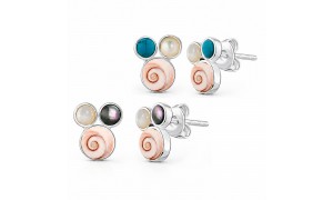 Puces Œil de Sainte-Lucie acier SEC5015ACMEDI