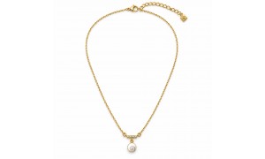 Collier Œil Ste-Lucie acier PVD or POCOLLIER003ACMEDI