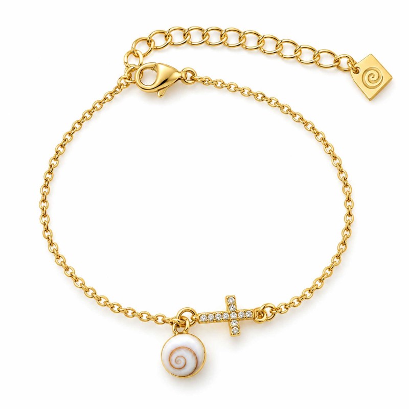 Bracelet acier doré Œil Ste-Lucie POSBC5006ACMEDI