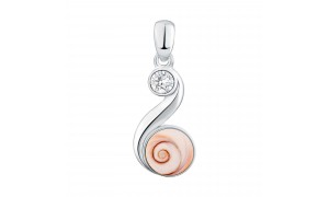 Pendentif acier inoxydable oeil de Ste Lucie SPC5004ACMEDI