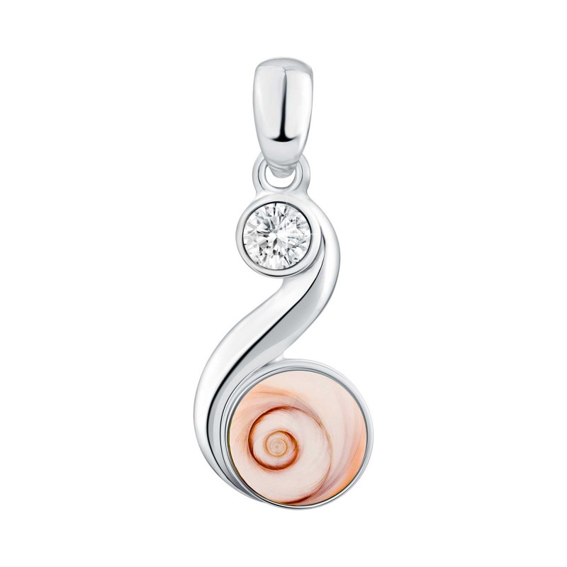 Pendentif acier inoxydable oeil de Ste Lucie SPC5004ACMEDI