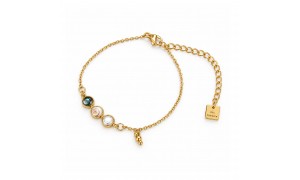 Bracelet doré Œil Ste-Lucie nacre POSBC5011ACMEDI