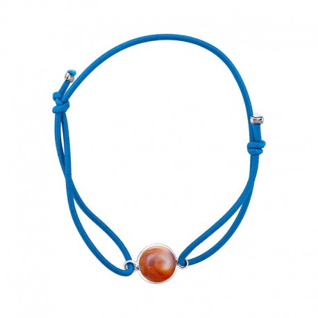 Bracelet turquoise oeil de sainte lucie méditerranéen