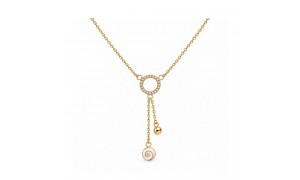 Collier PVD or Œil Ste-Lucie POCOLLIER1004ACMEDI