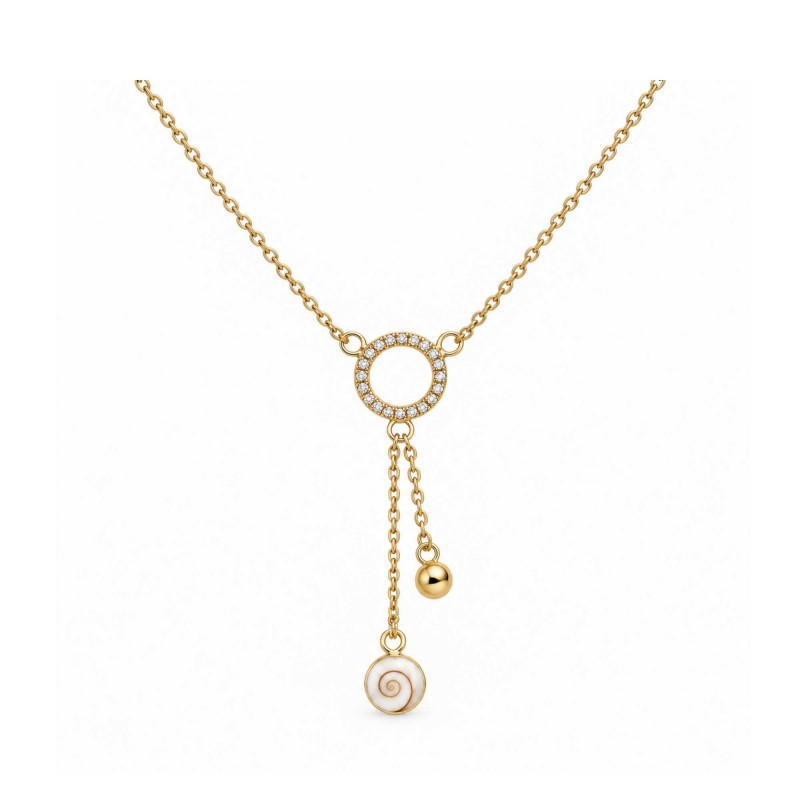 Collier PVD or Œil Ste-Lucie POCOLLIER1004ACMEDI