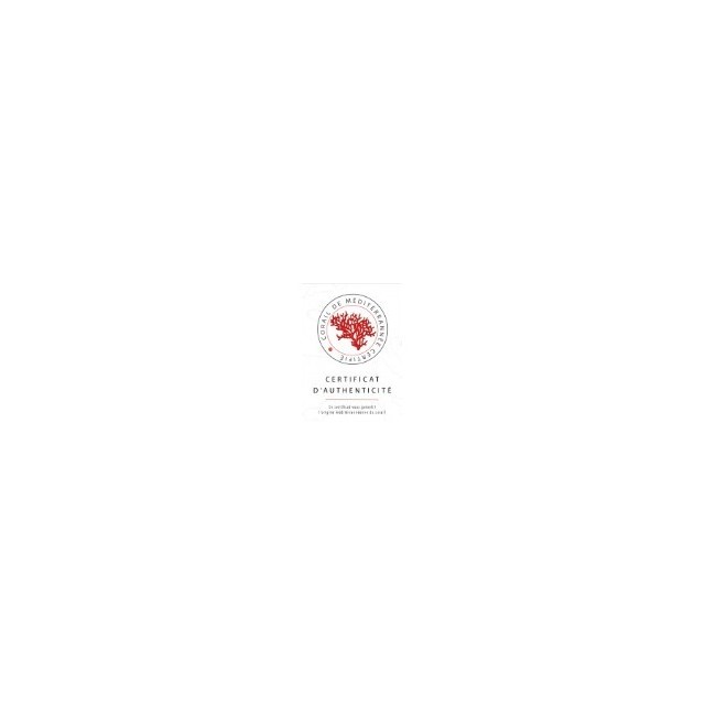 Collier corail rouge nacre argent 925 CCCO003