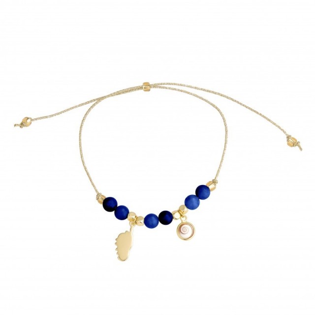 Bracelet doré œil de Sainte-Lucie POSBC089MEDI