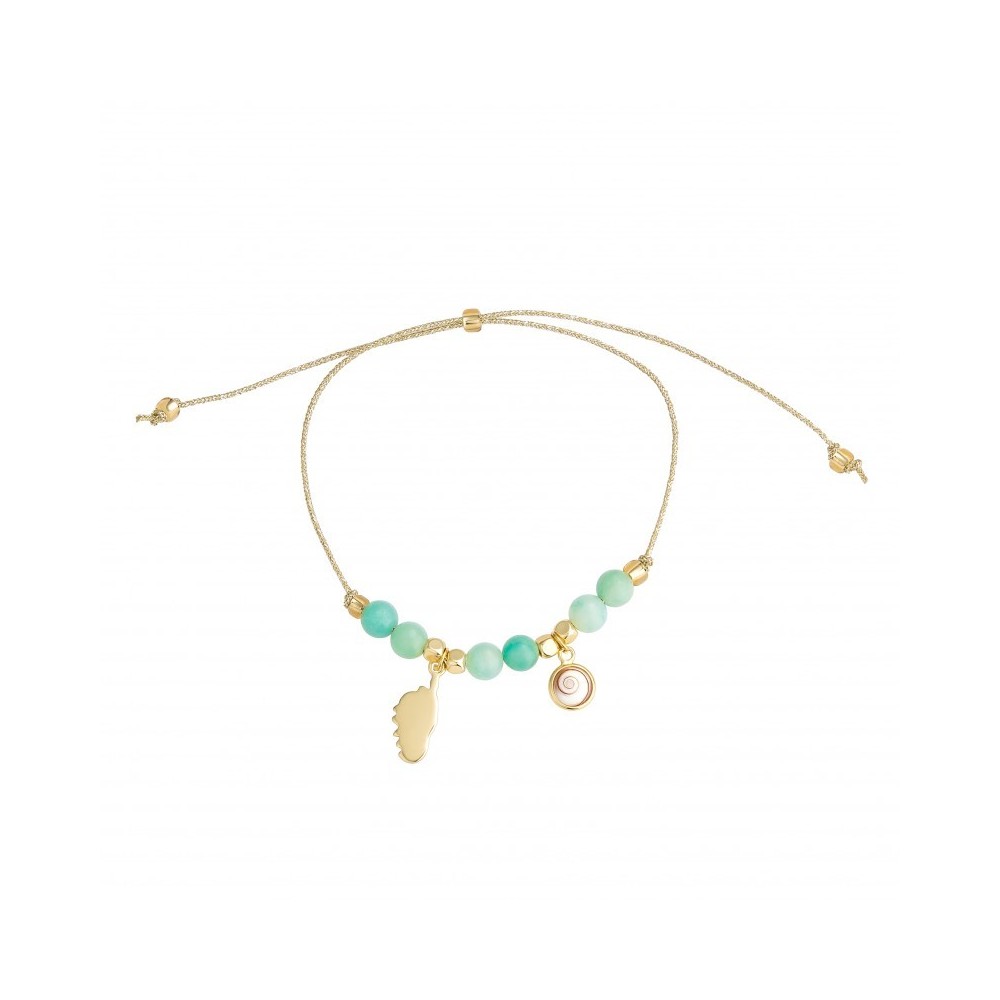 Bracelet doré œil de Sainte-Lucie POSBC089MEDI