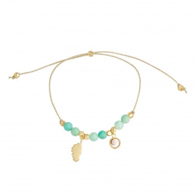 Bracelet doré œil de Sainte-Lucie POSBC089MEDI