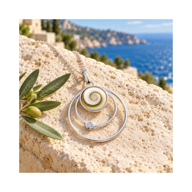 Pendentif Œil de Ste-Lucie argent – Cercles d’Harmonie spc50862