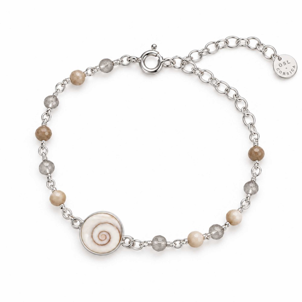 Bracelet œil de Ste Lucie et pierres SBC235MEDI