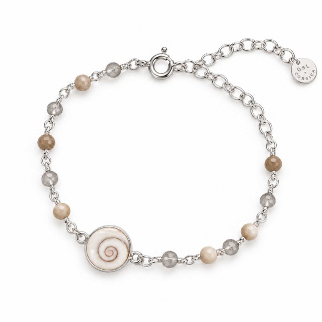 Bracelet œil de Ste Lucie et pierres SBC235MEDI