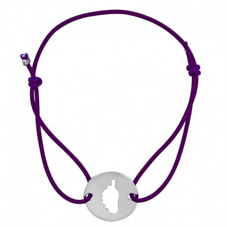 Bracelet violet avec Corse