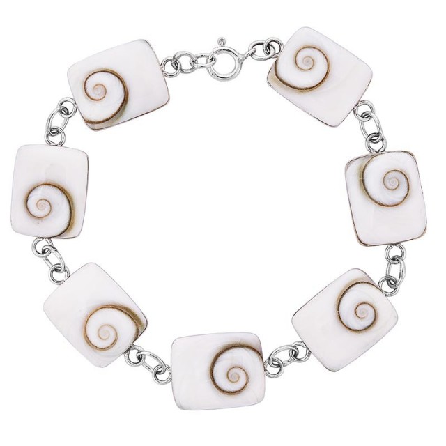 Bracelet argent neuf yeux de sainte Lucie ronds