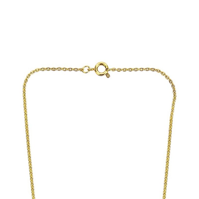 Chaine plqué or maillon forçat 40 cm