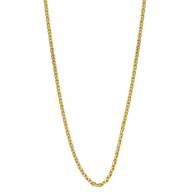 Chaine plqué or maillon forçat 40 cm
