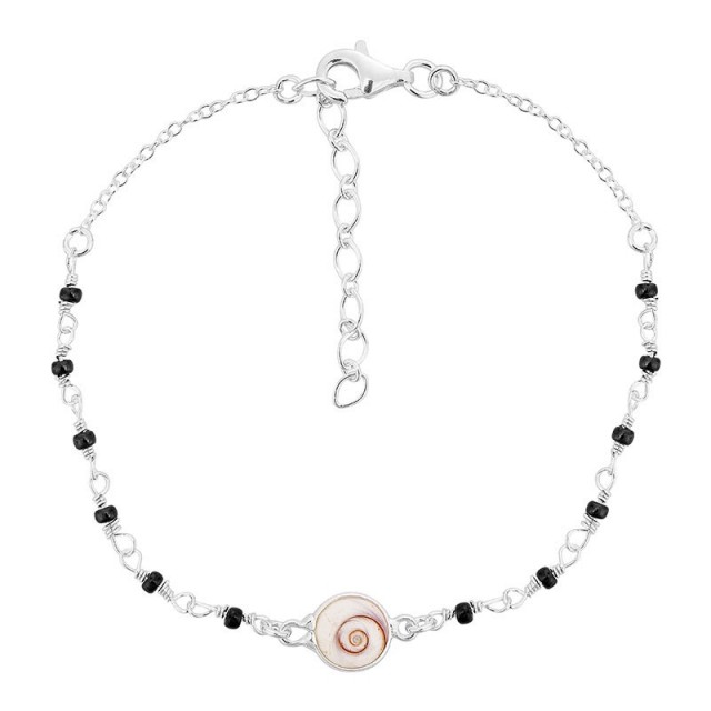 Bracelet oeil sainte lucie et perles miyuki