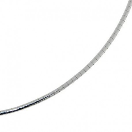 Chaine cable argent40 cm