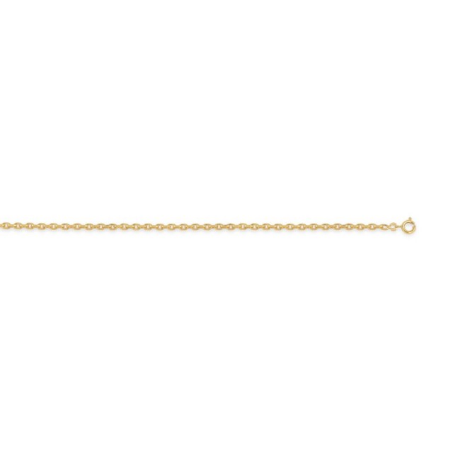 Chaine plqué or maillon forçat 40 cm