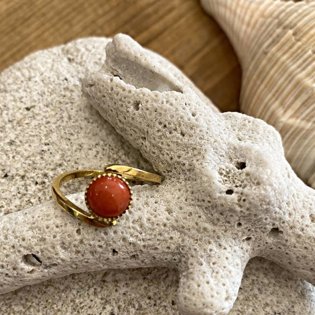 Bague Corail AN00001PO