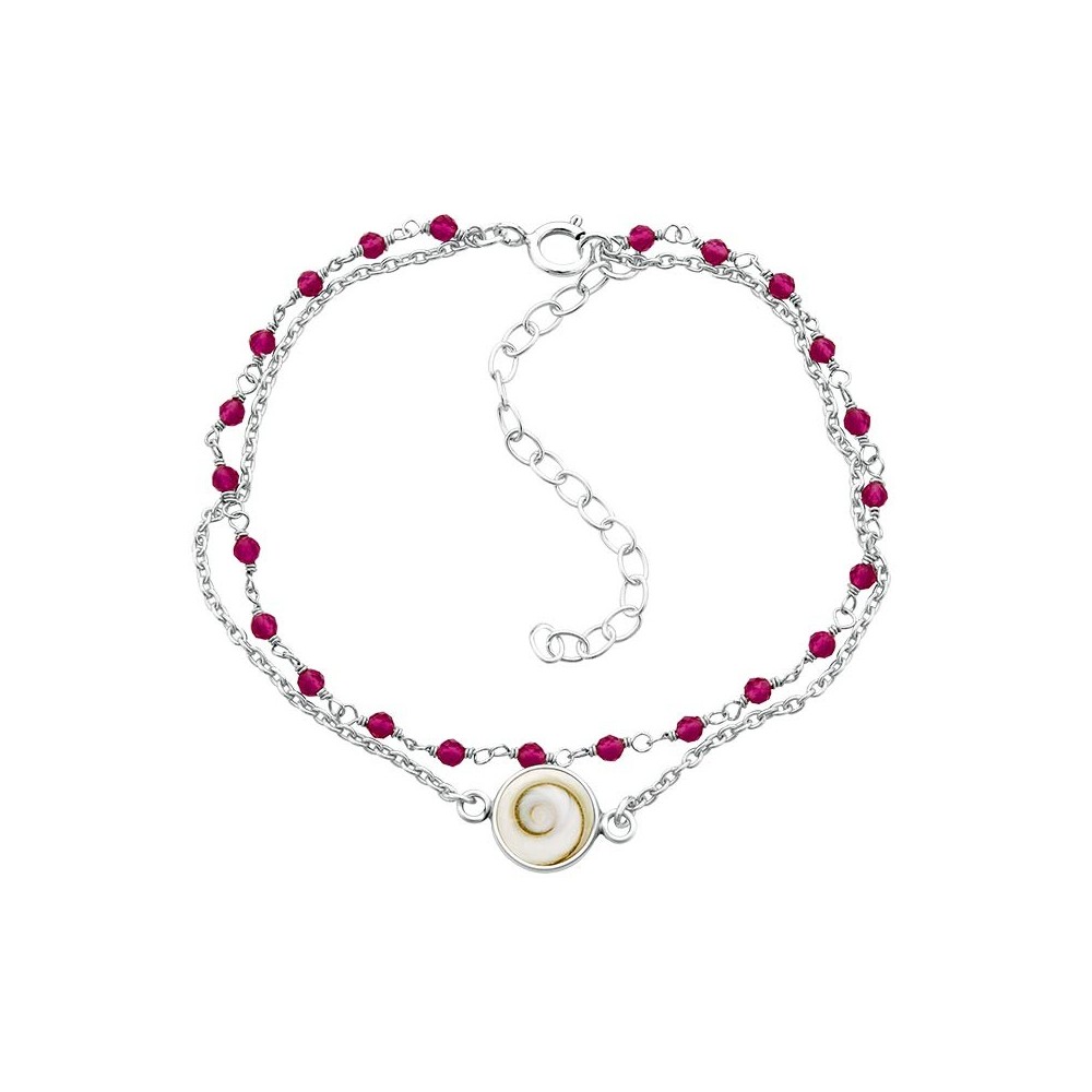 Bracelet Chaîne Argent SBC229RUBY-ARG