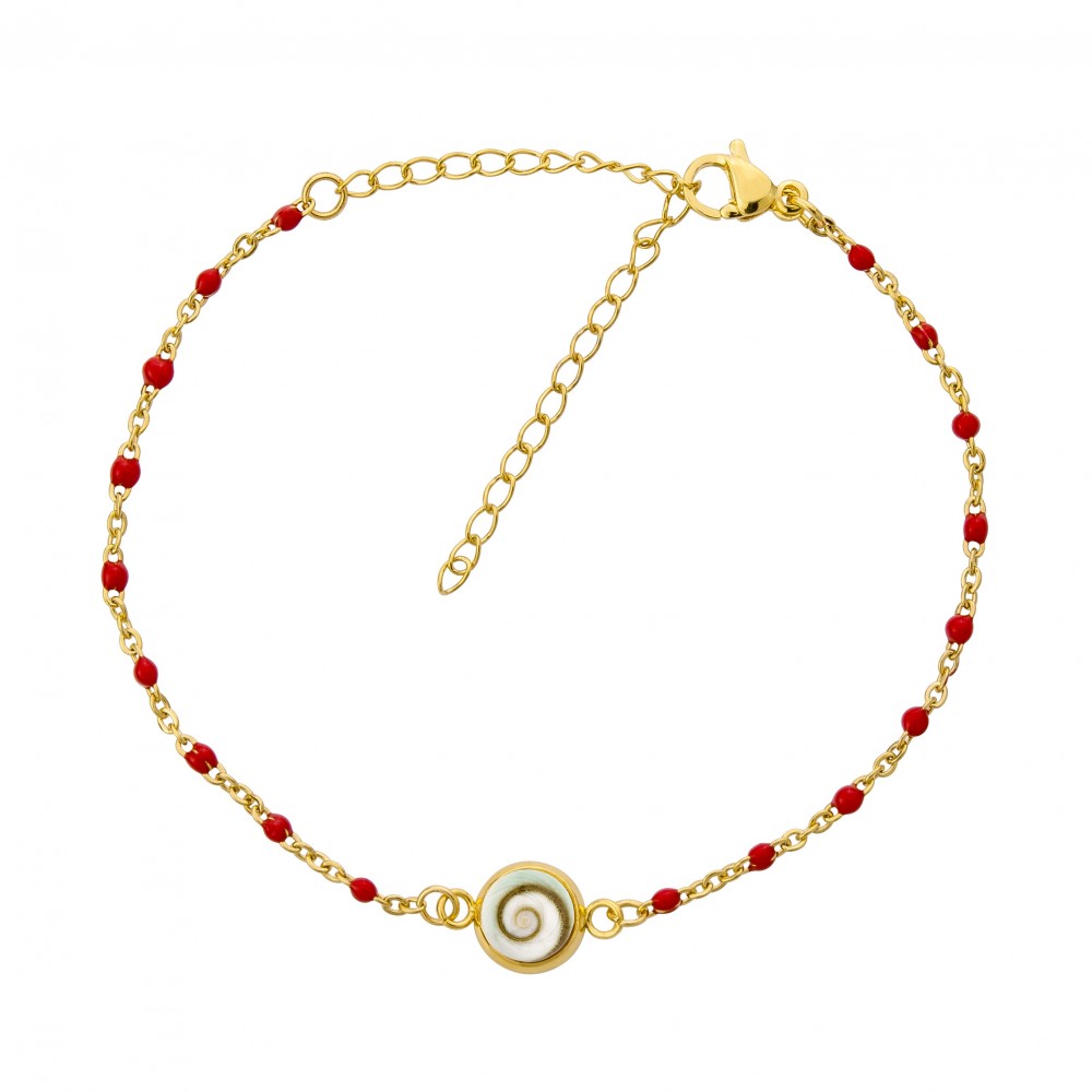Bracelet doré œil de Ste Lucie POSBC001R