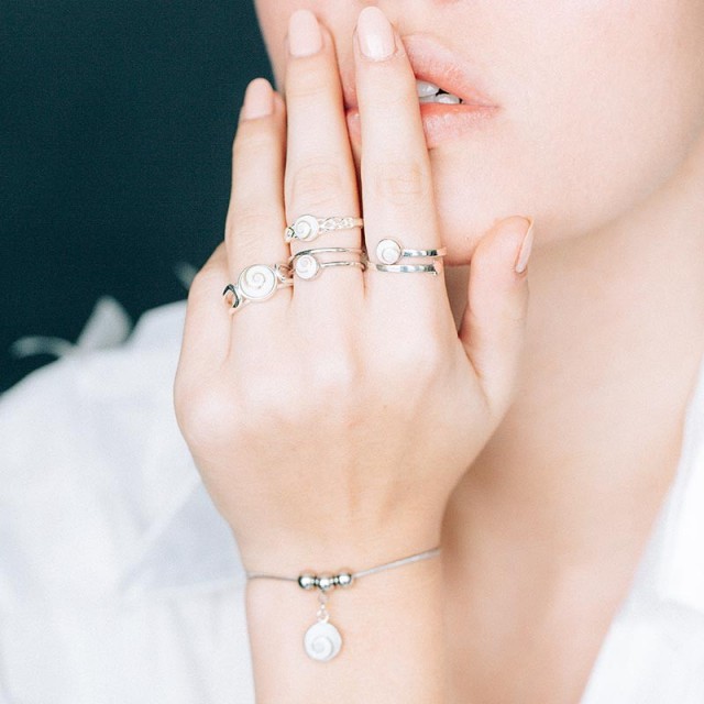 Bague Argent Ajustable SRC181MEDI