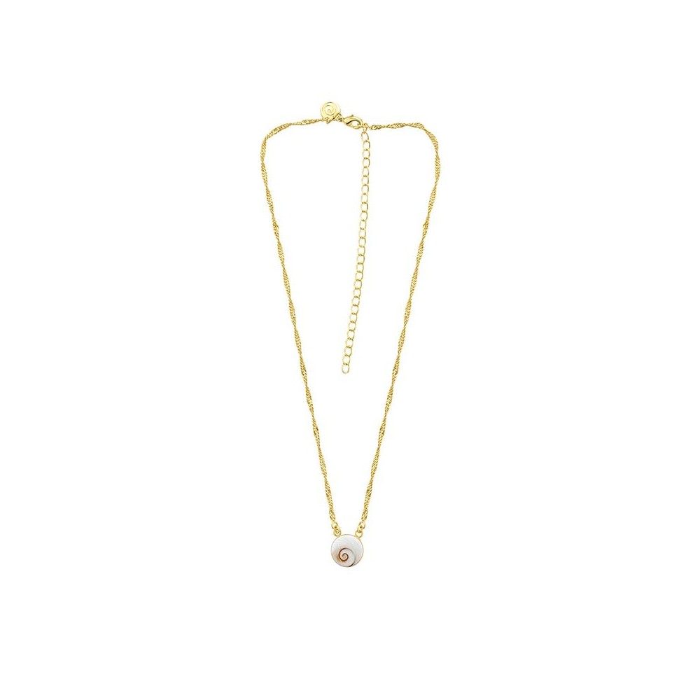 Collier doré à l'or fin POCOLLIER016bisMEDI