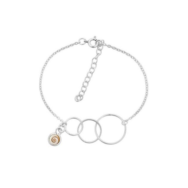 Bracelet chaine argent œil...
