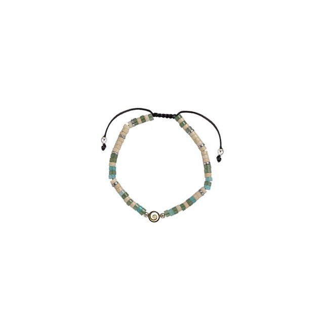 Bracelet perles heishi et...