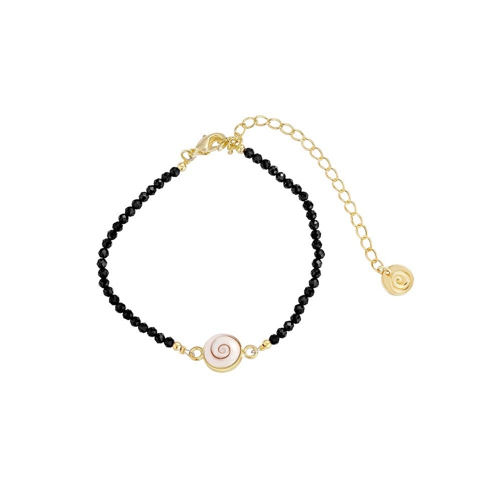 Bracelet œil de ste Lucie et onyx POSBC250MEDIN