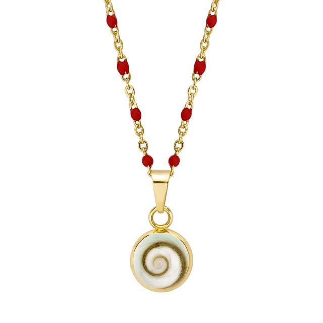 Collier œil de Ste Lucie et...