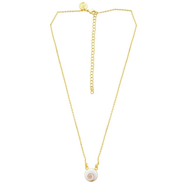 Collier doré à l'or fin POCOLLIER056MEDI