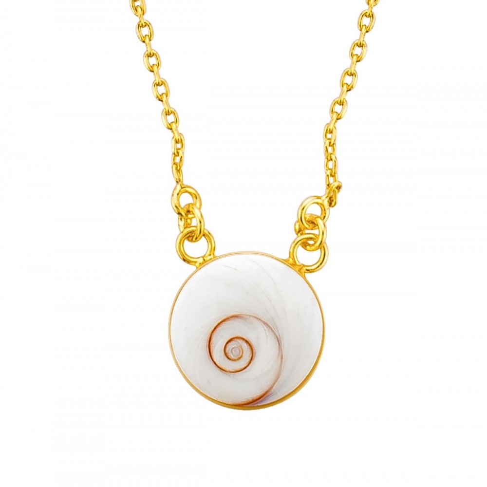 Collier doré à l'or fin POCOLLIER056MEDI
