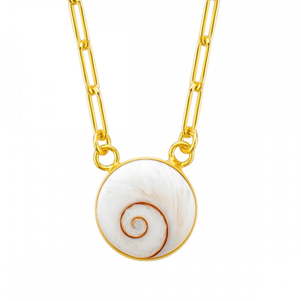 Collier doré à l'or fin POCOLLIER014MEDI