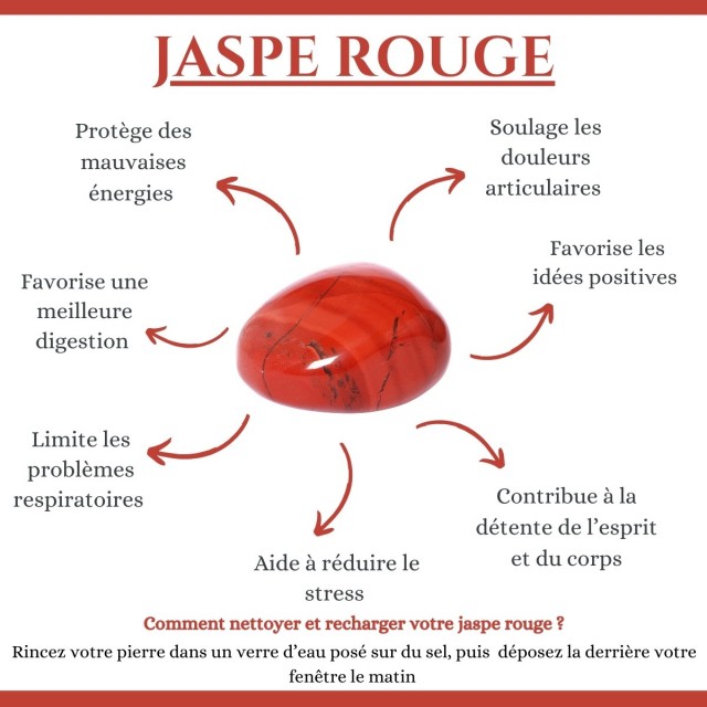 Bracelet œil de ste Lucie et jaspe rouge POSBC250MEDIR