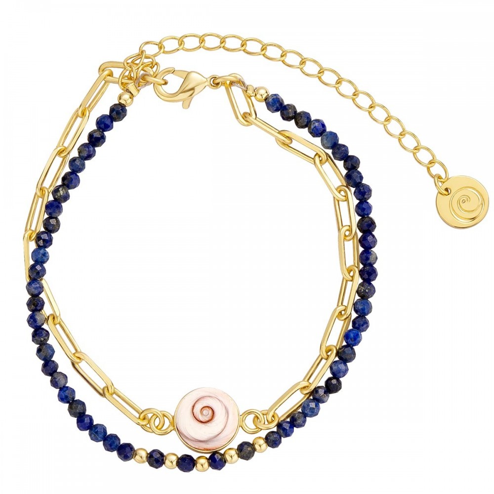 Bracelet œil de ste Lucie doré POSBC248MEDIlapis