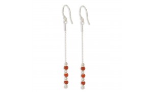 BOUCLES D'OREILLES CORAIL...